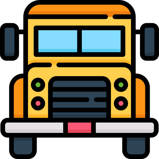 スクールバス Special Lineal color icon