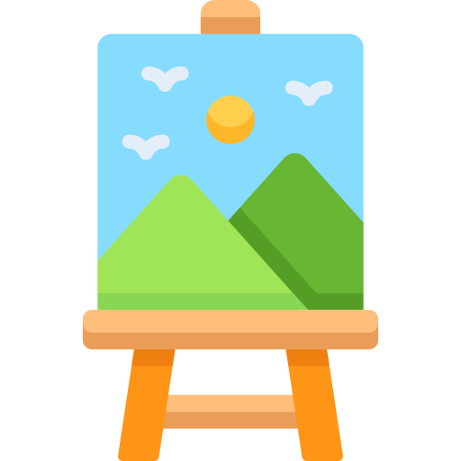 Easel Special Flat icon