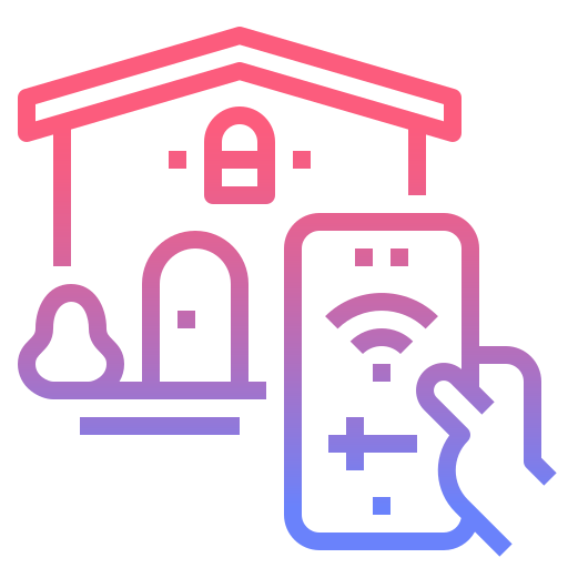 controllo domestico Nhor Phai Lineal Gradient icona