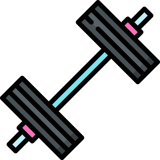 Barbell Special Lineal color icon
