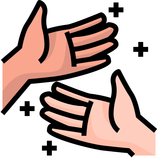ręka Justicon Lineal Color ikona