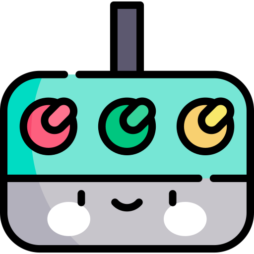 Synthesizer Kawaii Lineal color icon