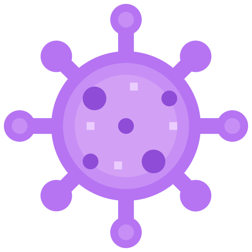 coronavirus Justicon Flat icoon