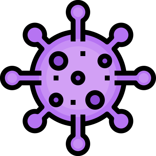coronavirus Justicon Lineal Color Icône