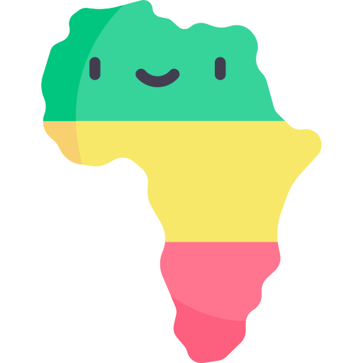 afrika Kawaii Flat icon