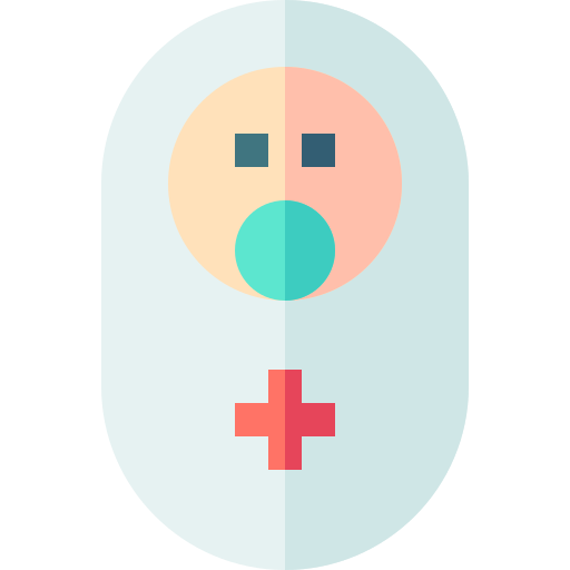 pediatría Basic Straight Flat icono