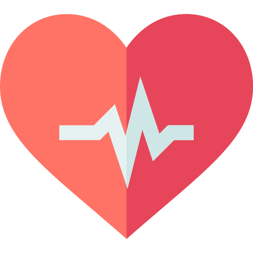 cardiogram Basic Straight Flat icoon