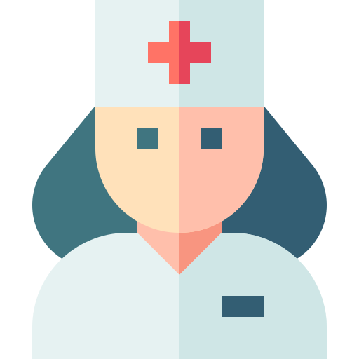 enfermero Basic Straight Flat icono