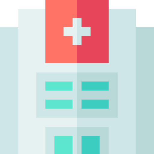 Hospital Basic Straight Flat icon