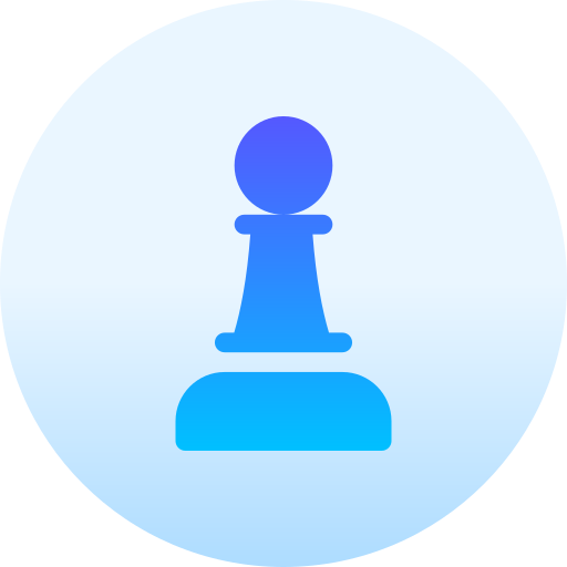 ajedrez Basic Gradient Circular icono