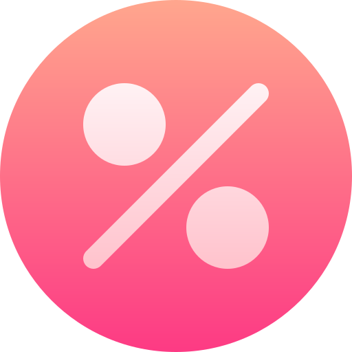 Discount Basic Gradient Gradient icon