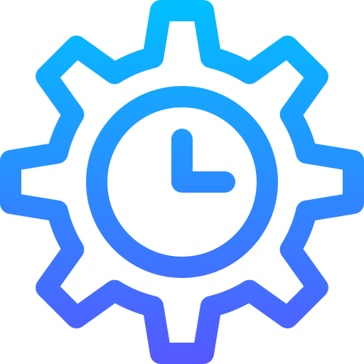 Time Basic Gradient Lineal color icon
