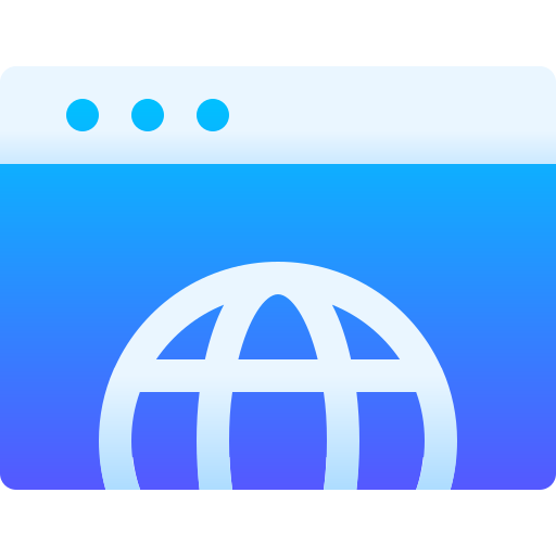 navegador Basic Gradient Gradient icono