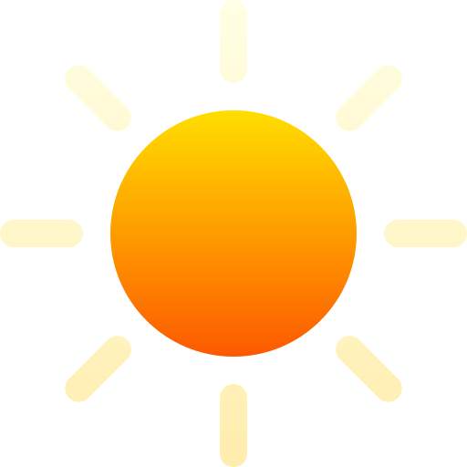 태양 Basic Gradient Gradient icon