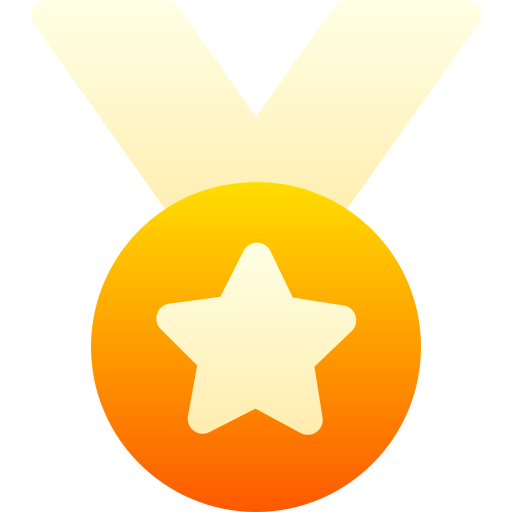 メダル Basic Gradient Gradient icon