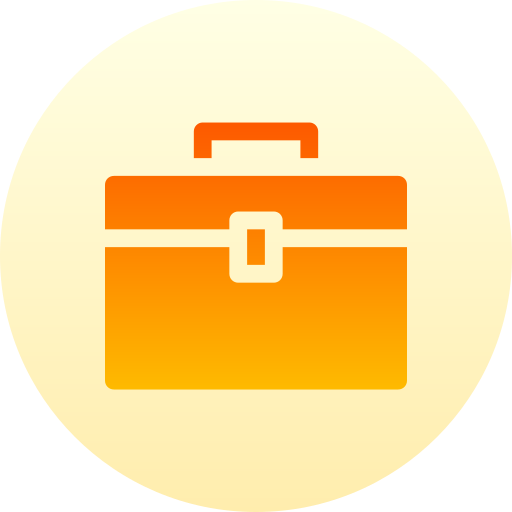 Briefcase Basic Gradient Circular icon