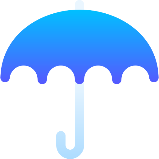 ombrello Basic Gradient Gradient icona