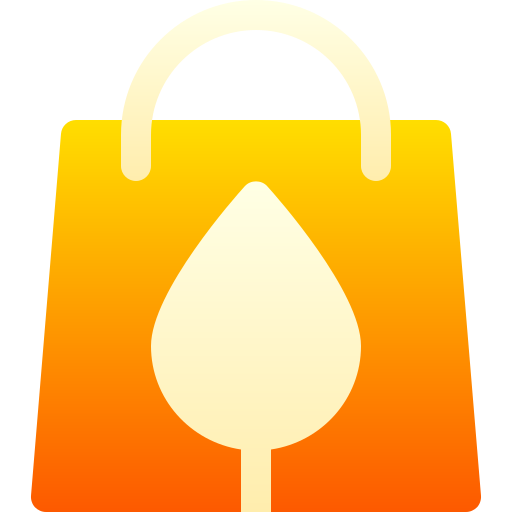 ekologiczna torba Basic Gradient Gradient ikona