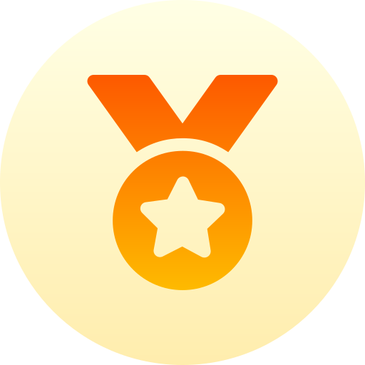 Medal Basic Gradient Circular icon