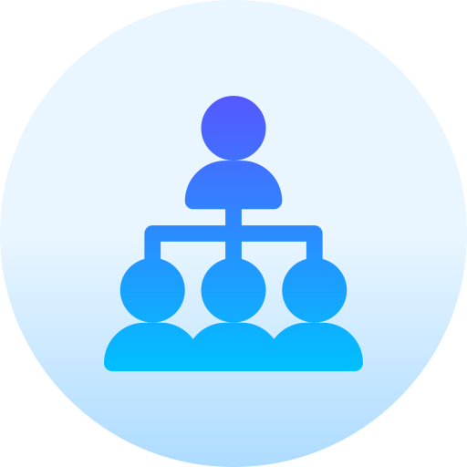 Manager Basic Gradient Circular icon