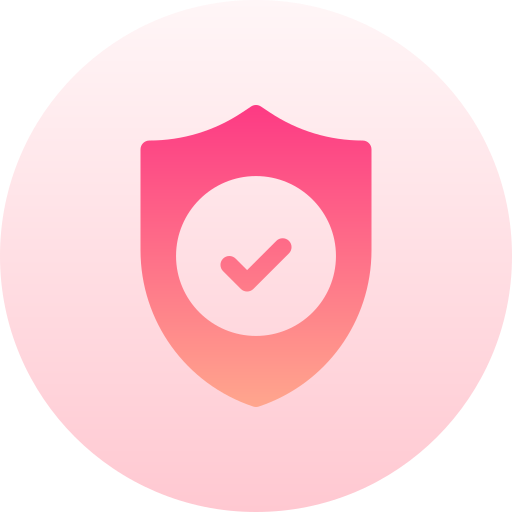 Shield Basic Gradient Circular icon