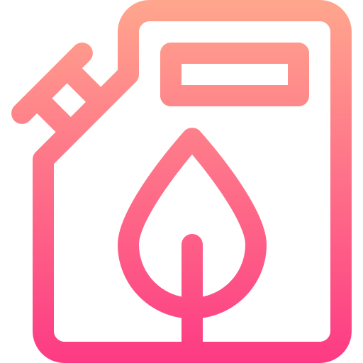 gasolina ecológica Basic Gradient Lineal color icono