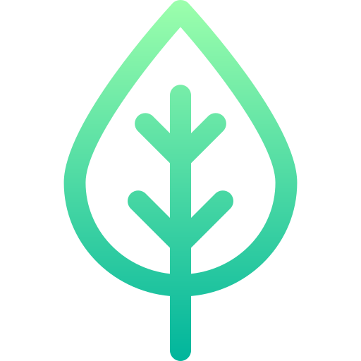 Leaf Basic Gradient Lineal color icon