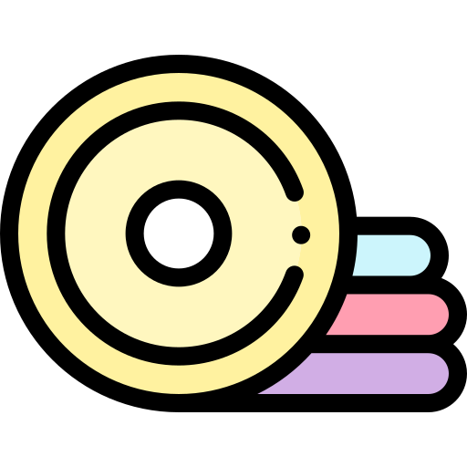 Weights Detailed Rounded Lineal color icon