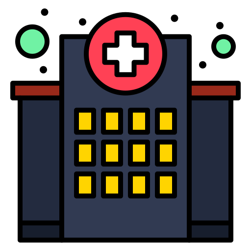 病院 Flatart Icons Lineal Color icon