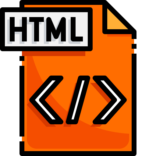 Html file Justicon Lineal Color icon