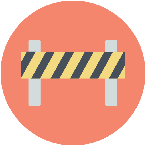도로 장벽 Generic Circular icon