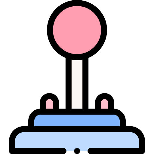 joystick Detailed Rounded Lineal color icon