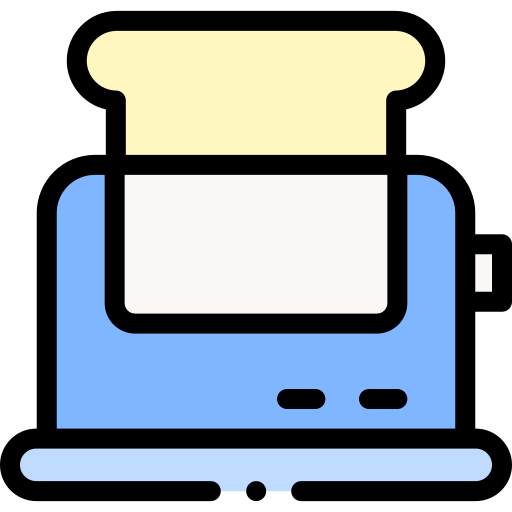 トースター Detailed Rounded Lineal color icon