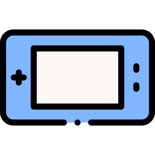 ゲーム機 Detailed Rounded Lineal color icon