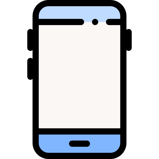 Smartphone Detailed Rounded Lineal color icon