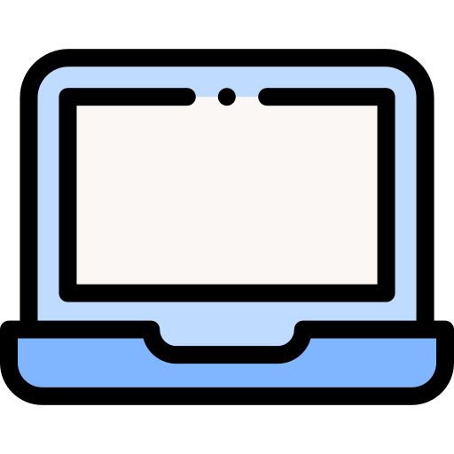 laptop Detailed Rounded Lineal color icon