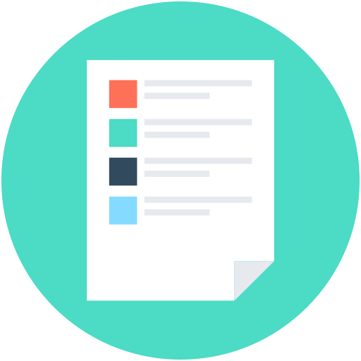 Checklist Generic Circular icon