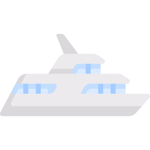 yacht Special Flat Icône