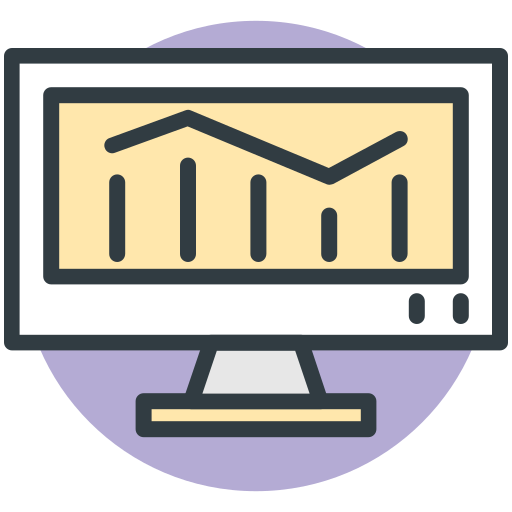 Online analytical Generic Rounded Shapes icon