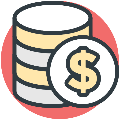 Coin stack Generic Rounded Shapes icon