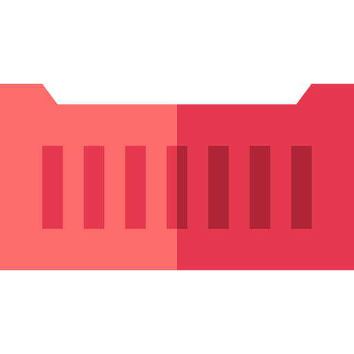 container Basic Straight Flat icon