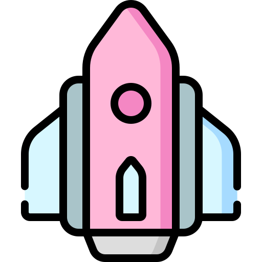 Ракета Special Lineal color иконка