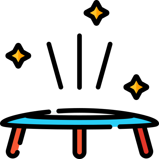 trampolin Special Lineal color icon