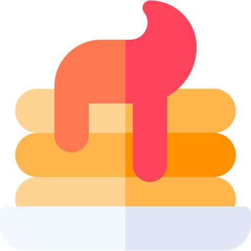 パンケーキ Basic Rounded Flat icon