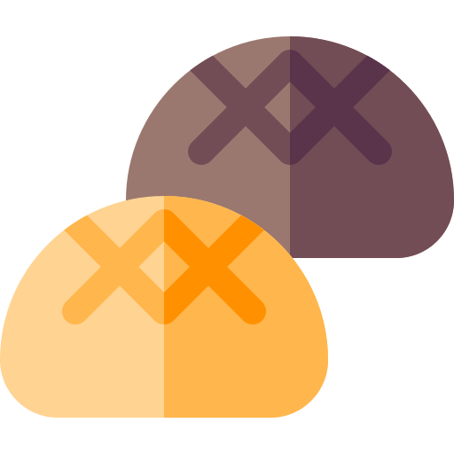 Buns Basic Rounded Flat icon