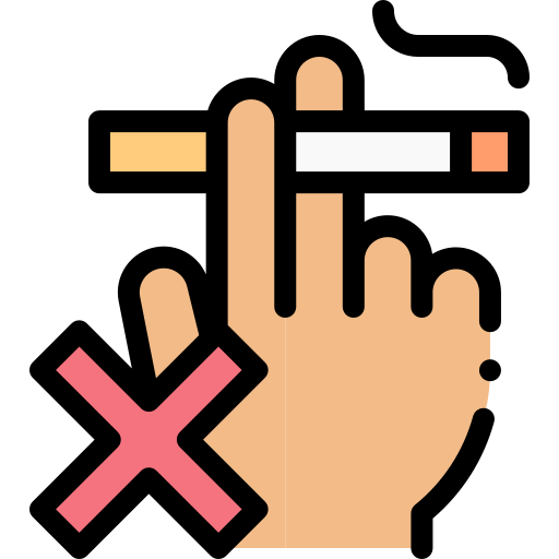 mit dem rauchen aufhören Detailed Rounded Lineal color icon