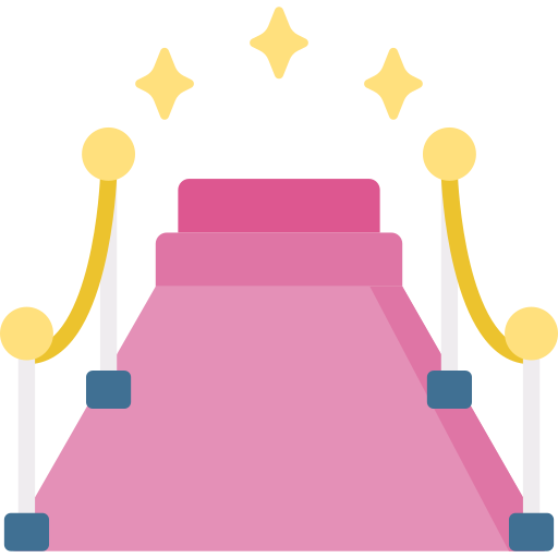 Red carpet Special Flat icon