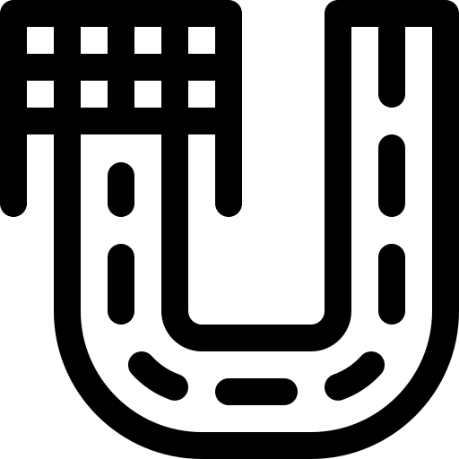 corridas Basic Rounded Lineal Ícone