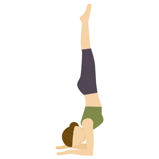 Yoga pose dDara Flat icon