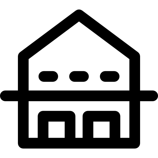 casa Basic Rounded Lineal icona